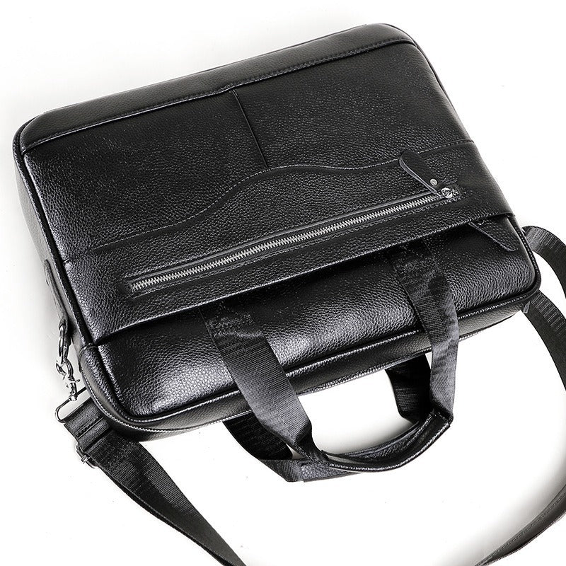 Men's Business Leather Computer Document Fashion Men's Briefcases