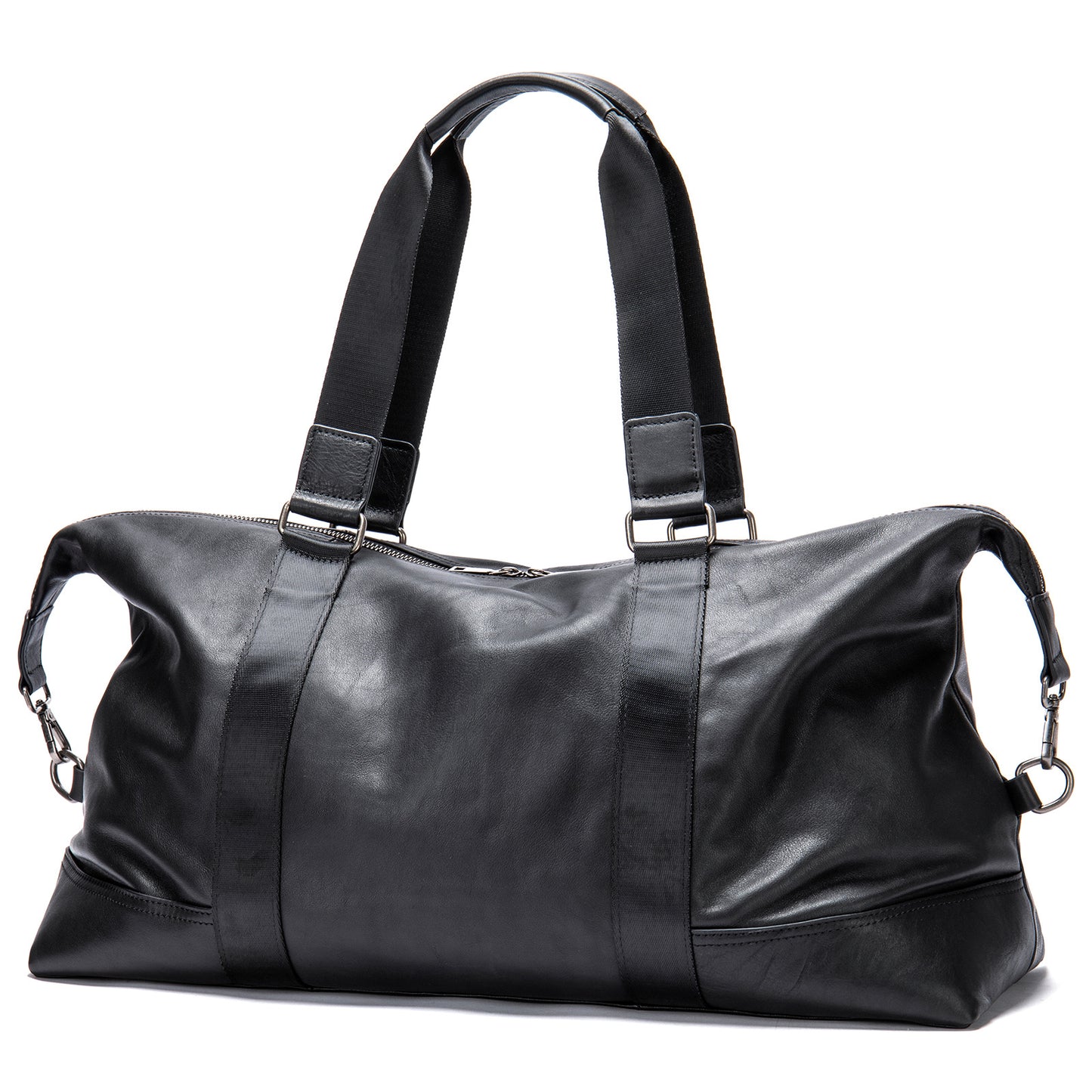 Men's Leather Large Capacity Short-distance Business Trip Travel Bags