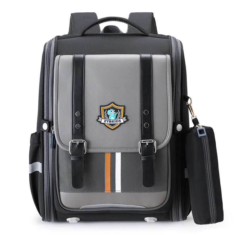 Children's Grade Primary Lightweight Large Capacity Burden Reduction Spine Elementary School Students' Schoolbags