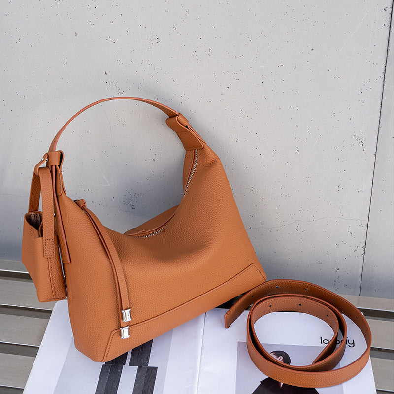 Women's Cowhide Korean Style Pillow Light Luxury Crossbody Bags