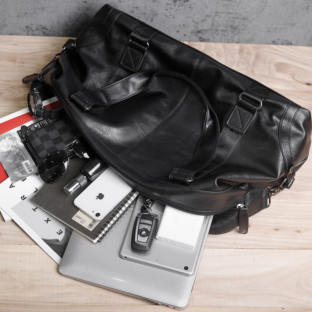 Men's Korean Style Fashion Cover Large Capacity Travel Bags