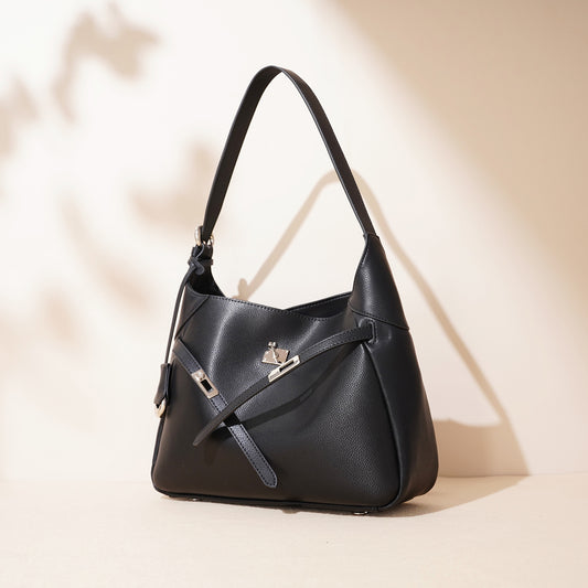 Women's Leather Design Premium Fashion Minimalist Underarm Crossbody Bags