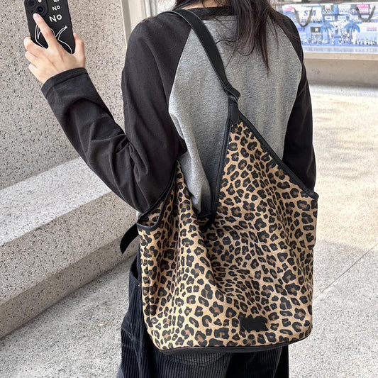 Women's Print Large Capacity Totes Idle Style Shoulder Bags