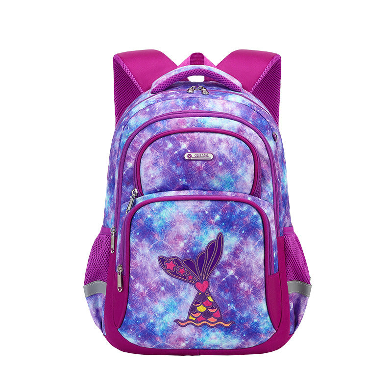 Boys Grade Stylish Lightweight Hu Ji Elementary School Students' Schoolbags