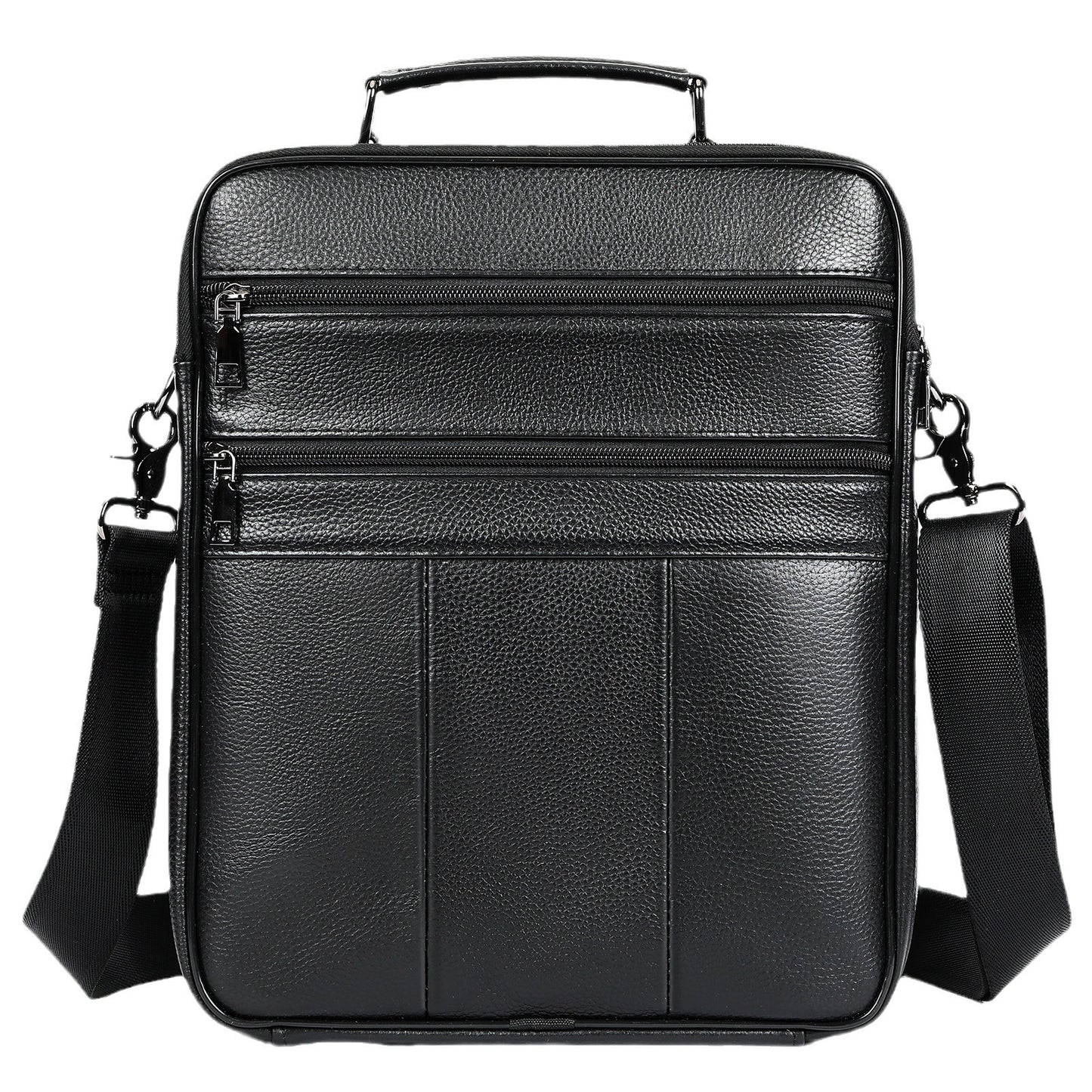 Men's First Layer Cowhide Large Capacity Portable Men's Shoulder Bags