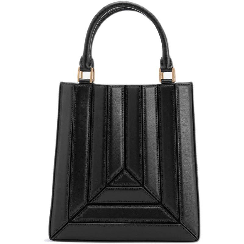 Women's Stitching Rainbow Design High-grade Western Style Handbags