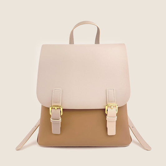 Women's Leather Fashionable High Sense Fashion Versatile Backpacks