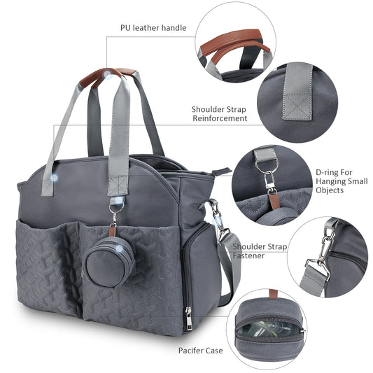 Breast Pump For Moms With Pacifier Strap Large Bags