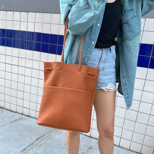 Women's Graceful Drawstring Minority Simple Fashion Backpacks