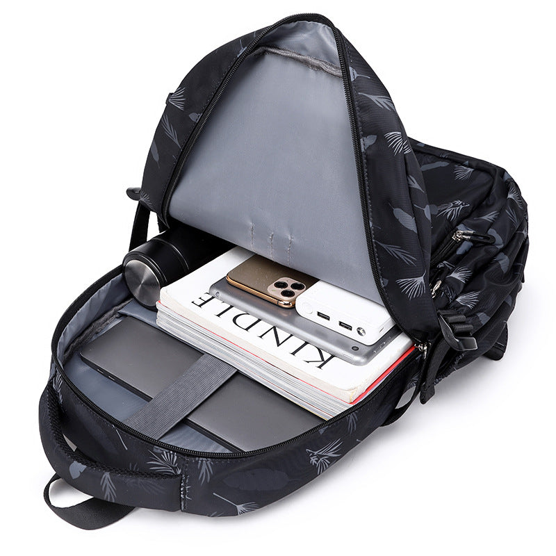 Men's Secondary Fashion Printing Junior High Preppy Middle School Students' Schoolbags