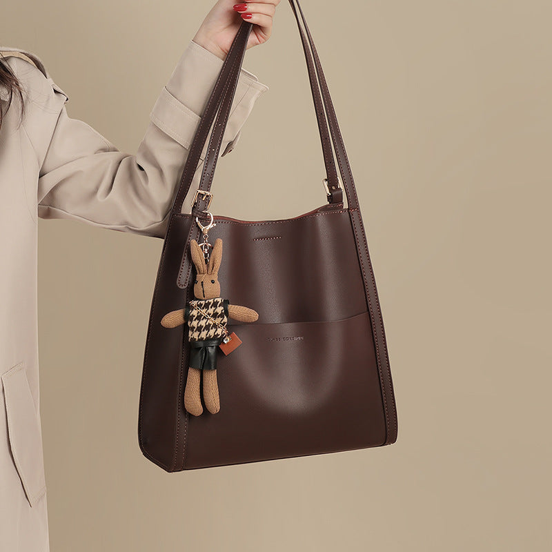 Women's Genuine Leather Large Capacity Commuter Shoulder Bags