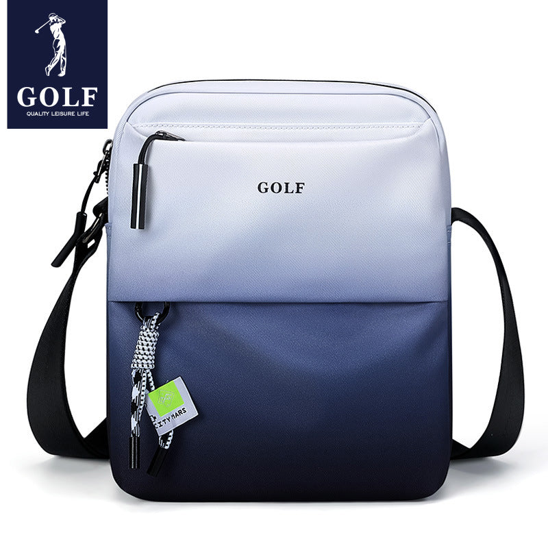 Men's Single Niche Ink Gradient National Trendy Style Men's Shoulder Bags
