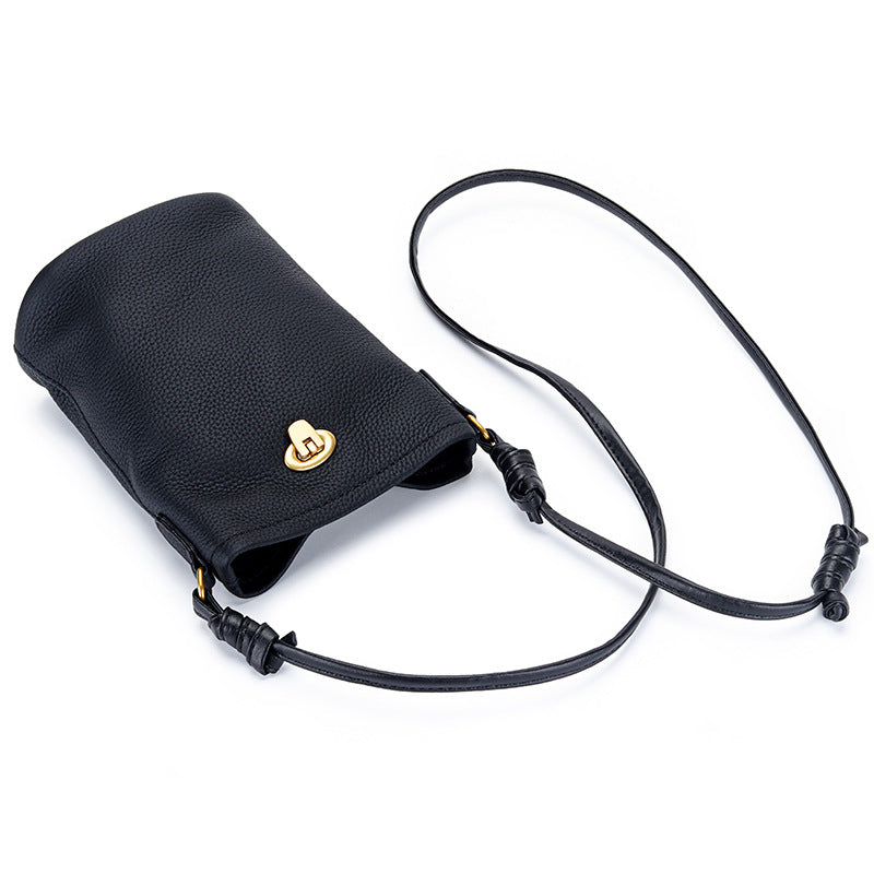 Women's Mobile Leather Mini Cowhide Simple Versatile Phone Bags