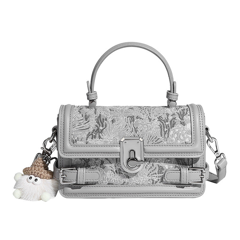 High-grade Moonlight Treasure Box Embroidery Commuter Small Square Bags