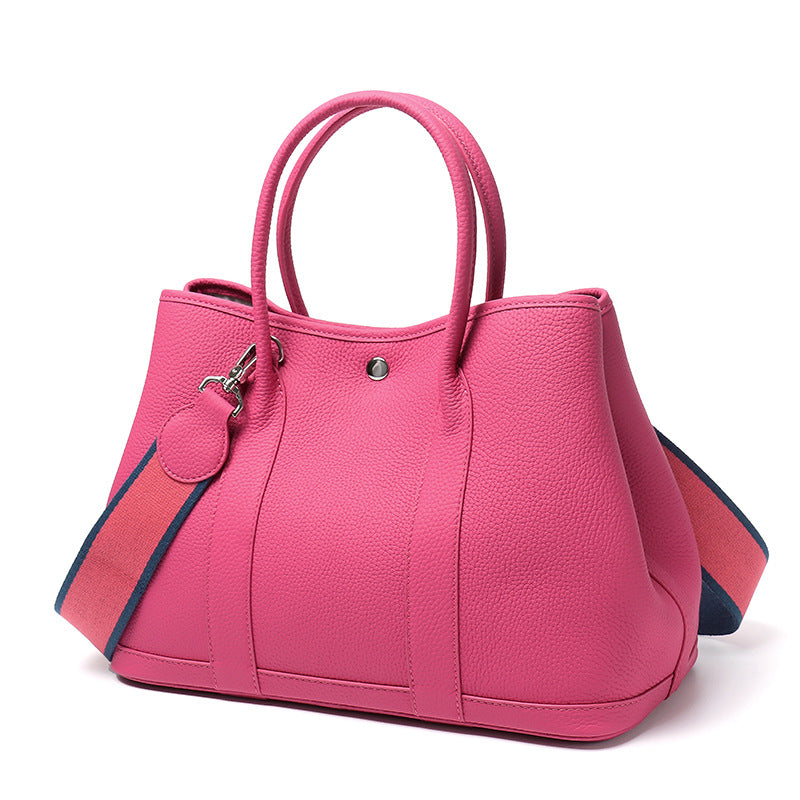 Women's First Layer Cowhide Simplicity Genuine Leather Handbags