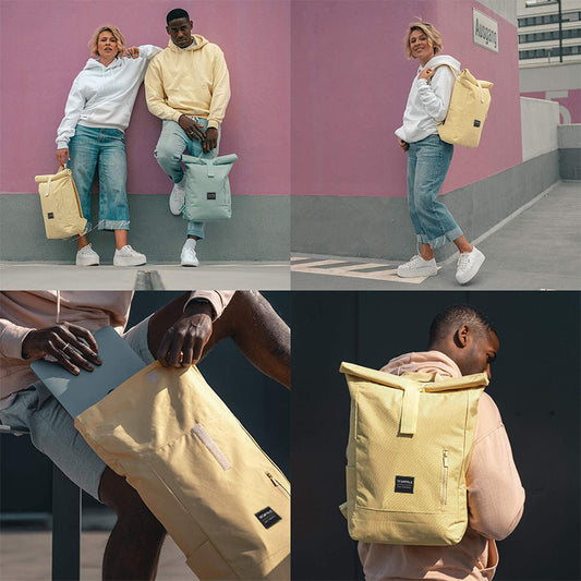 Edge Large Capacity Solid Color Trendy Backpacks