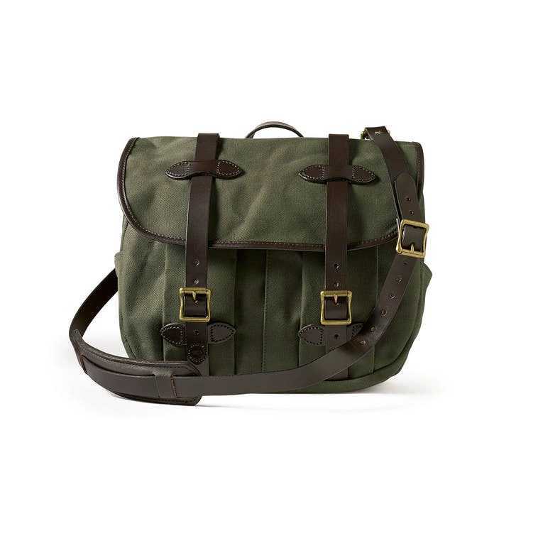 Men's American Portable Heavy Weight Oil Wax Shoulder Bags