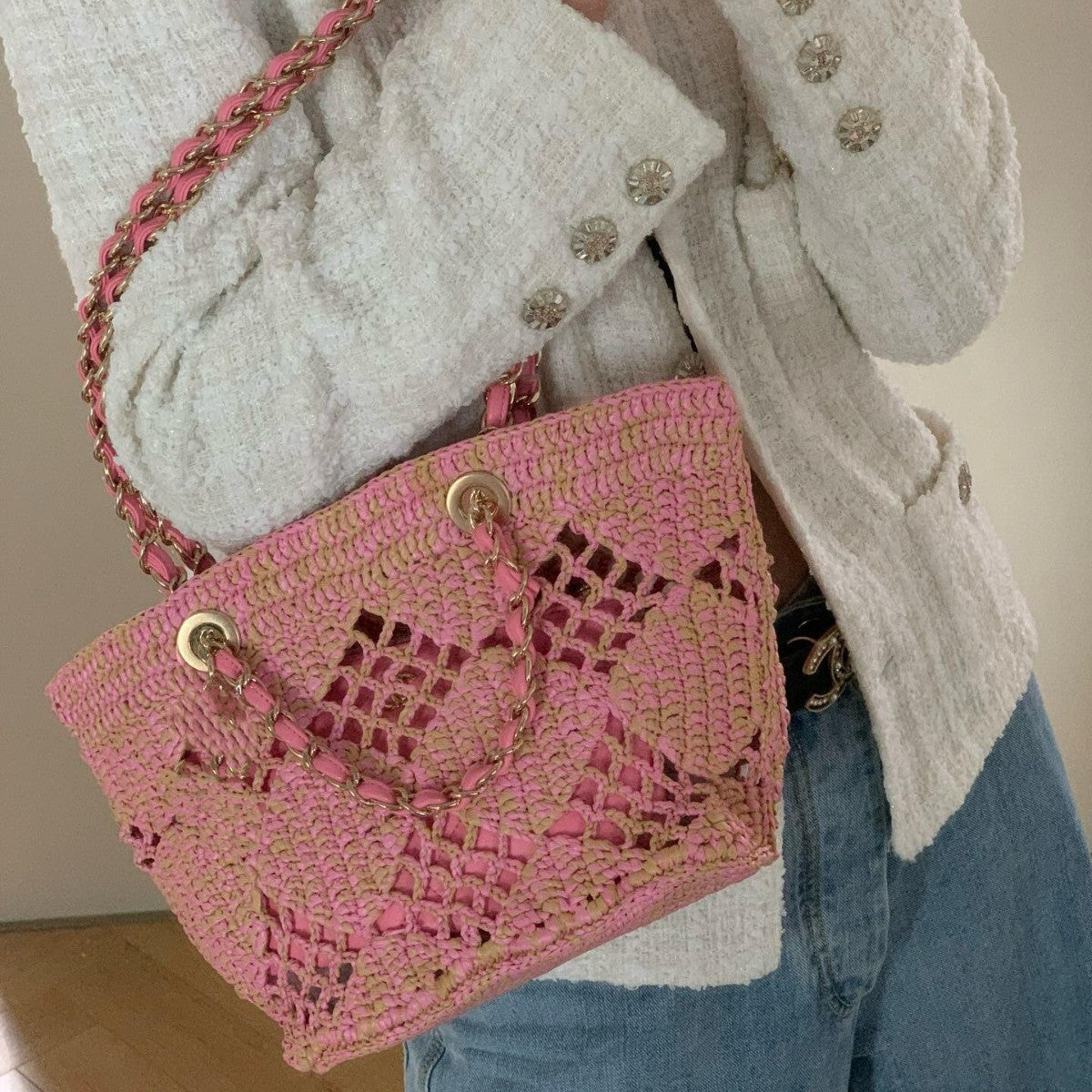 Summer Raffia Weaving Hollow Beach Fashion Shoulder Bags