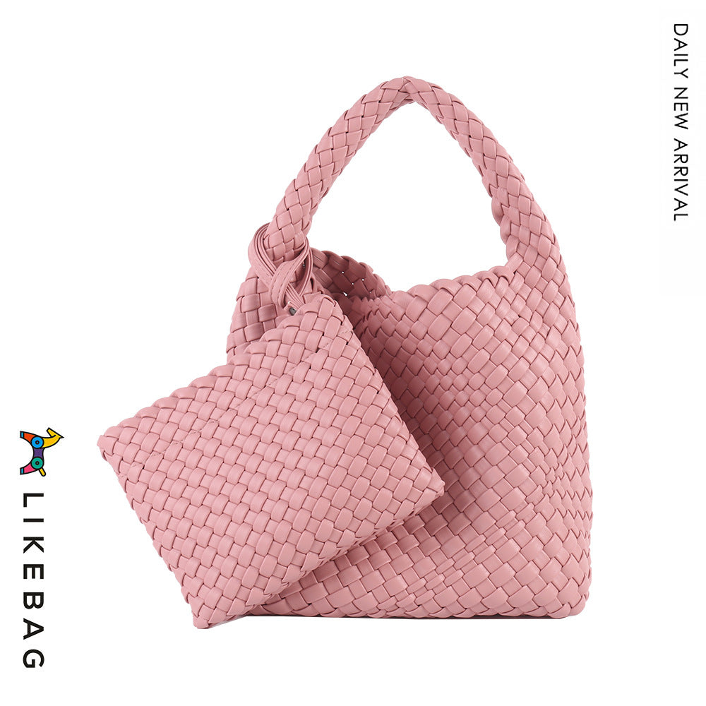 Women's Trendy Hand-woven Versatile Large Capacity Portable Bags