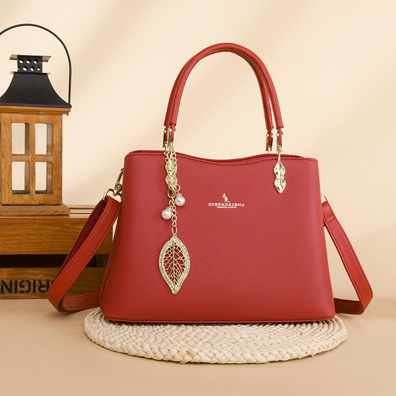 Women's Soft Leather Fashion Mother Large Capacity Handbags