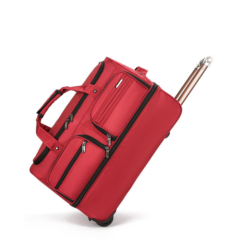 Women's & Men's & Scalable Large Capacity Wheeled Boarding Travel Bags