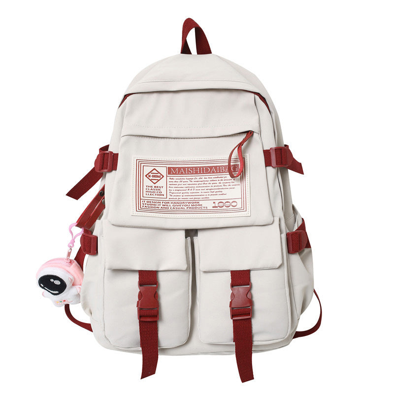 Women's Junior High College Large Capacity Burden Middle School Students' Schoolbags