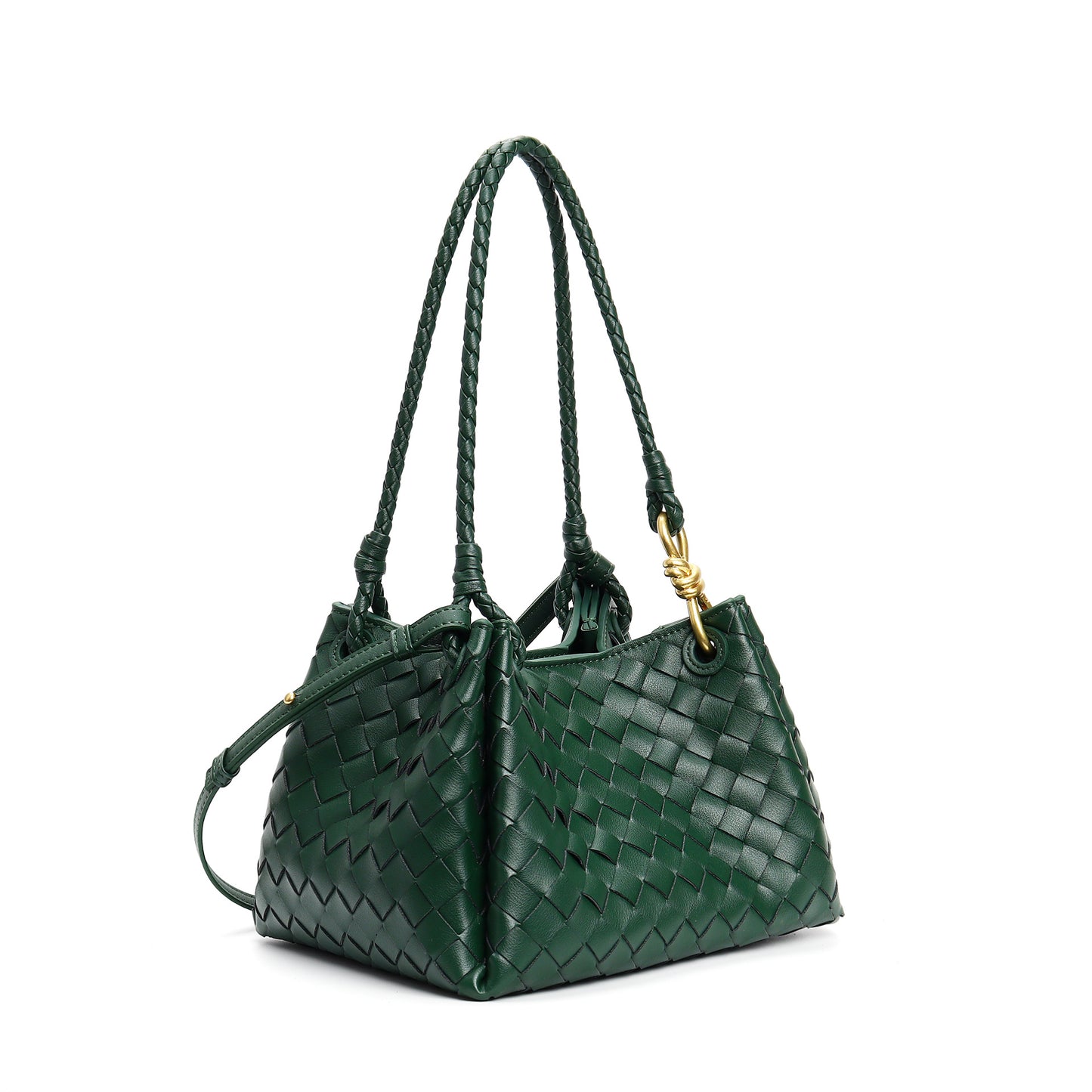 Parachute Knotted Hardware High Quality Leather Simple Shoulder Bags