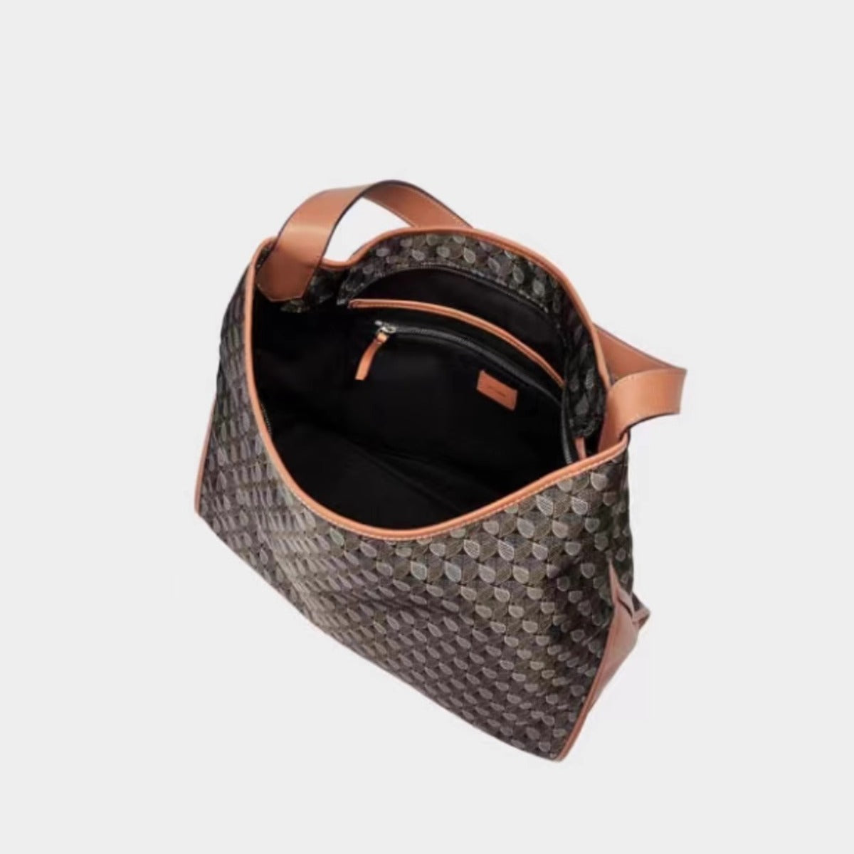 Women's Lucky Silk Pouch Monogram Commuter Underarm Shoulder Bags