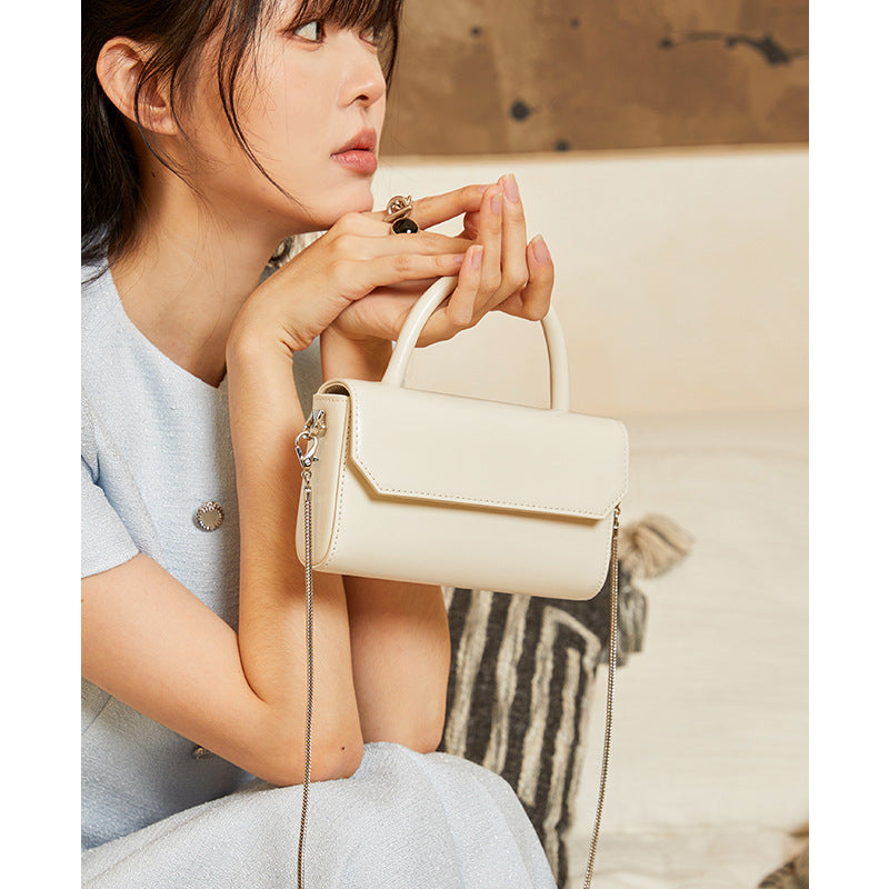 Women's Portable Chain High Sense Niche Genuine Bags