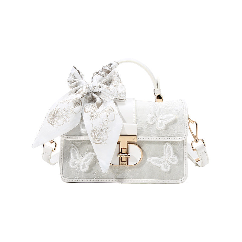 Women's Ballet Style Niche Butterfly Box High-grade Small Square Bags