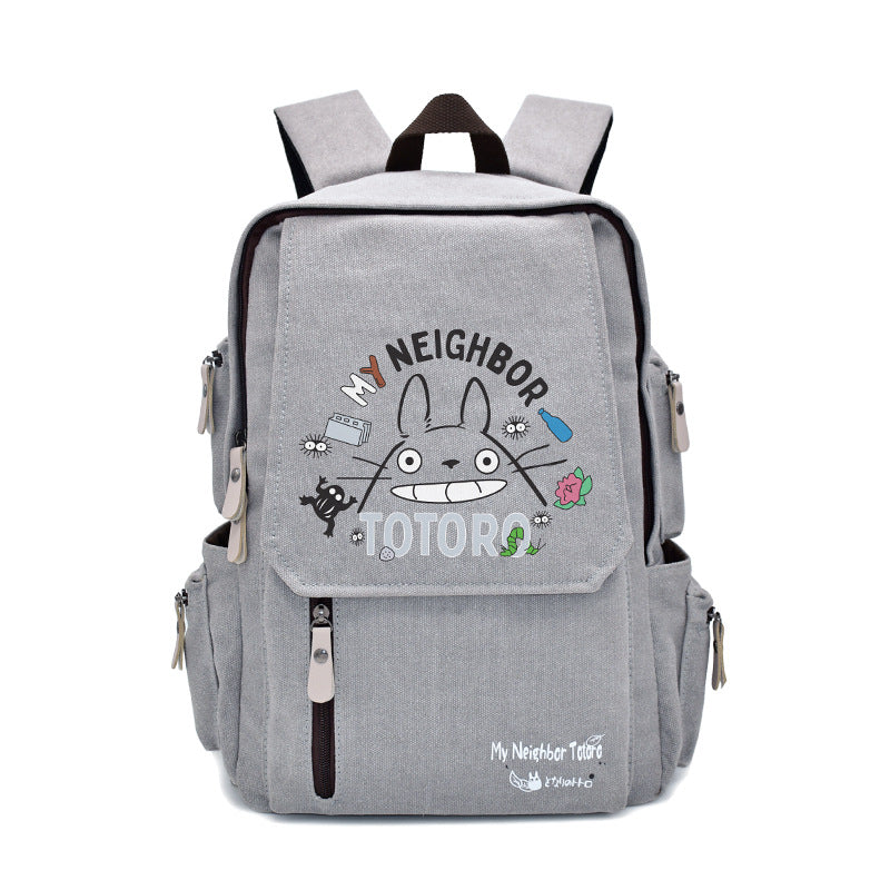 Fire Shadow Totoro One Piece Large Backpacks
