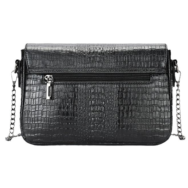 Women's Summer Genuine Leather Crocodile Pattern High Crossbody Bags