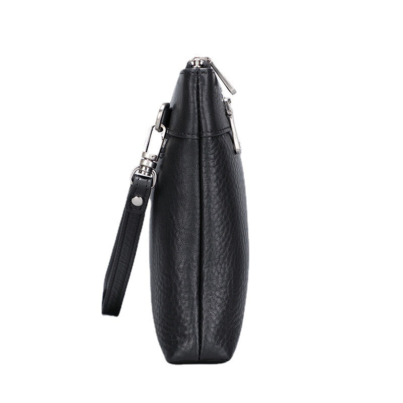 Men's Leather Clutch Male First Layer Cowhide Men's Handbags