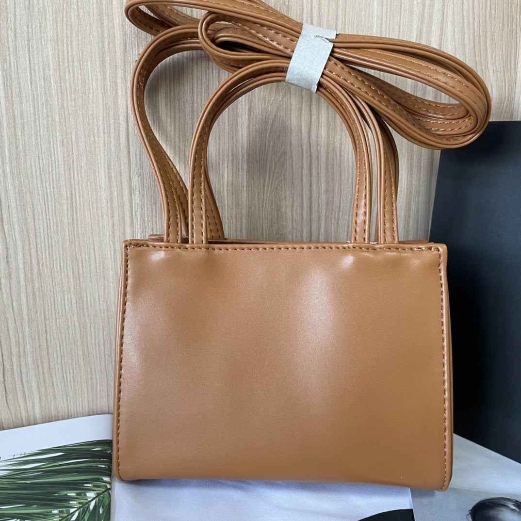 Women's Niche Three-dimensional Embossed Letter Simplicity Bags