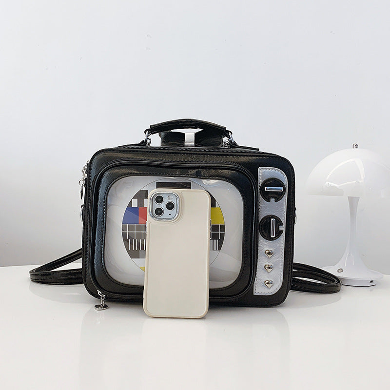 Retro Tv Cute Large Capacity Portable Shoulder Bags