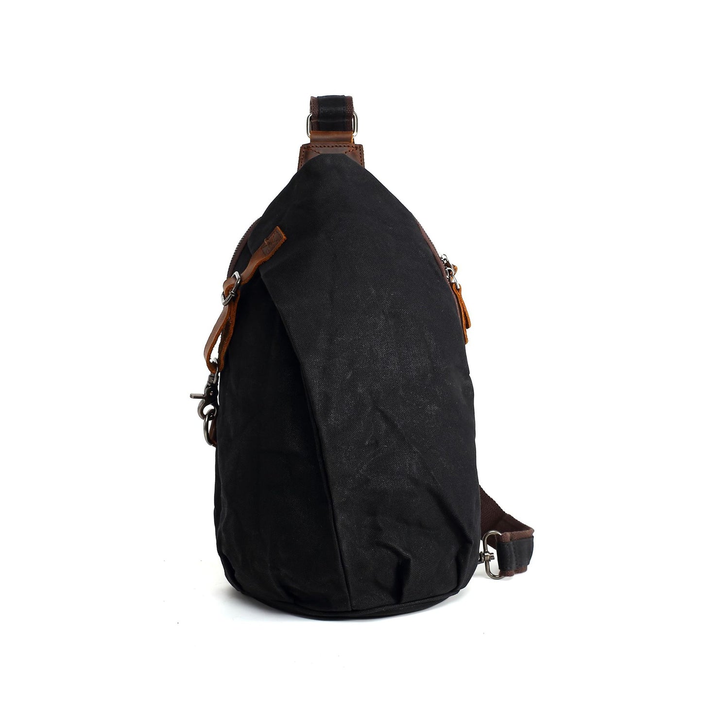Men's Retro Versatile Convenient Waterproof Waxed Canvas Men's Shoulder Bags