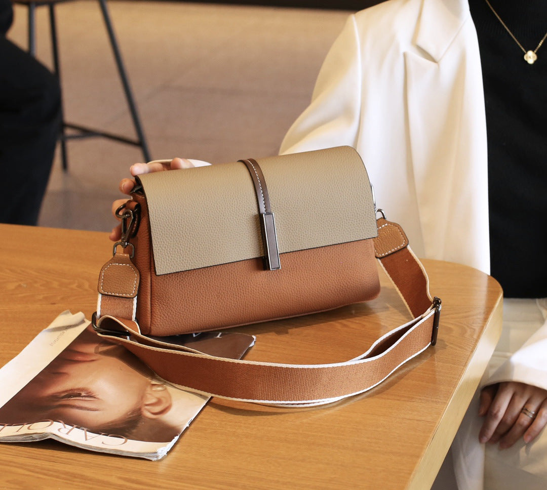 Women's Genuine Leather Stylish Good Texture Lady's Crossbody Bags
