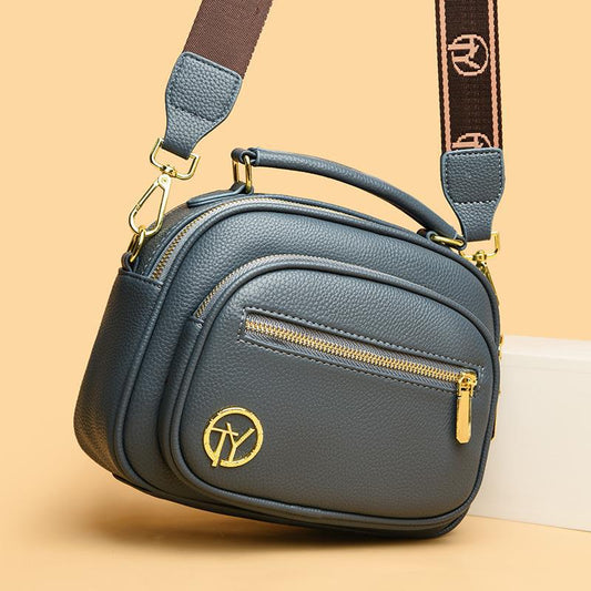 Women's Soft Leather Korean Style Fashion One Crossbody Bags