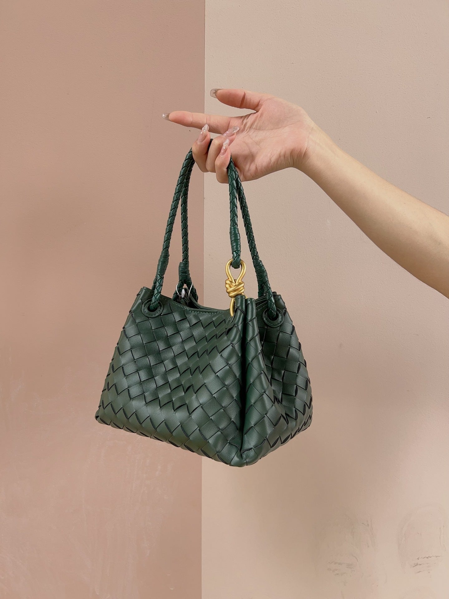 Woven Parachute Shu Portable Vegetable Basket Shoulder Bags
