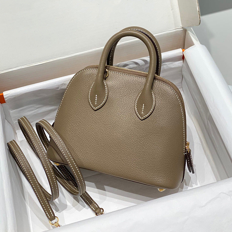 Wax Line Bowling Shell Top Layer Crossbody Bags