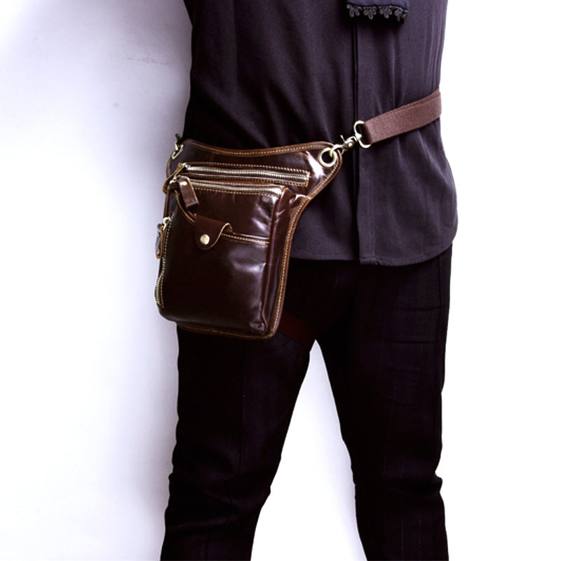 Men's Stylish Cycling Multifunctional Mobile Leg Men's Messenger Bags