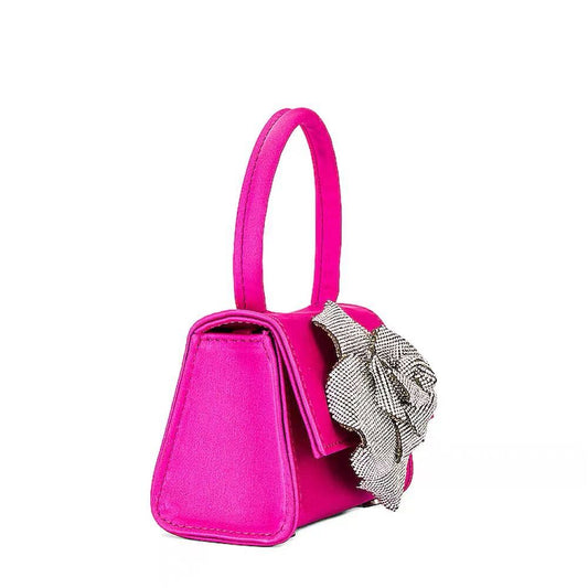 French Style Personalized Diamond Rose Super Popular Shoulder Bags