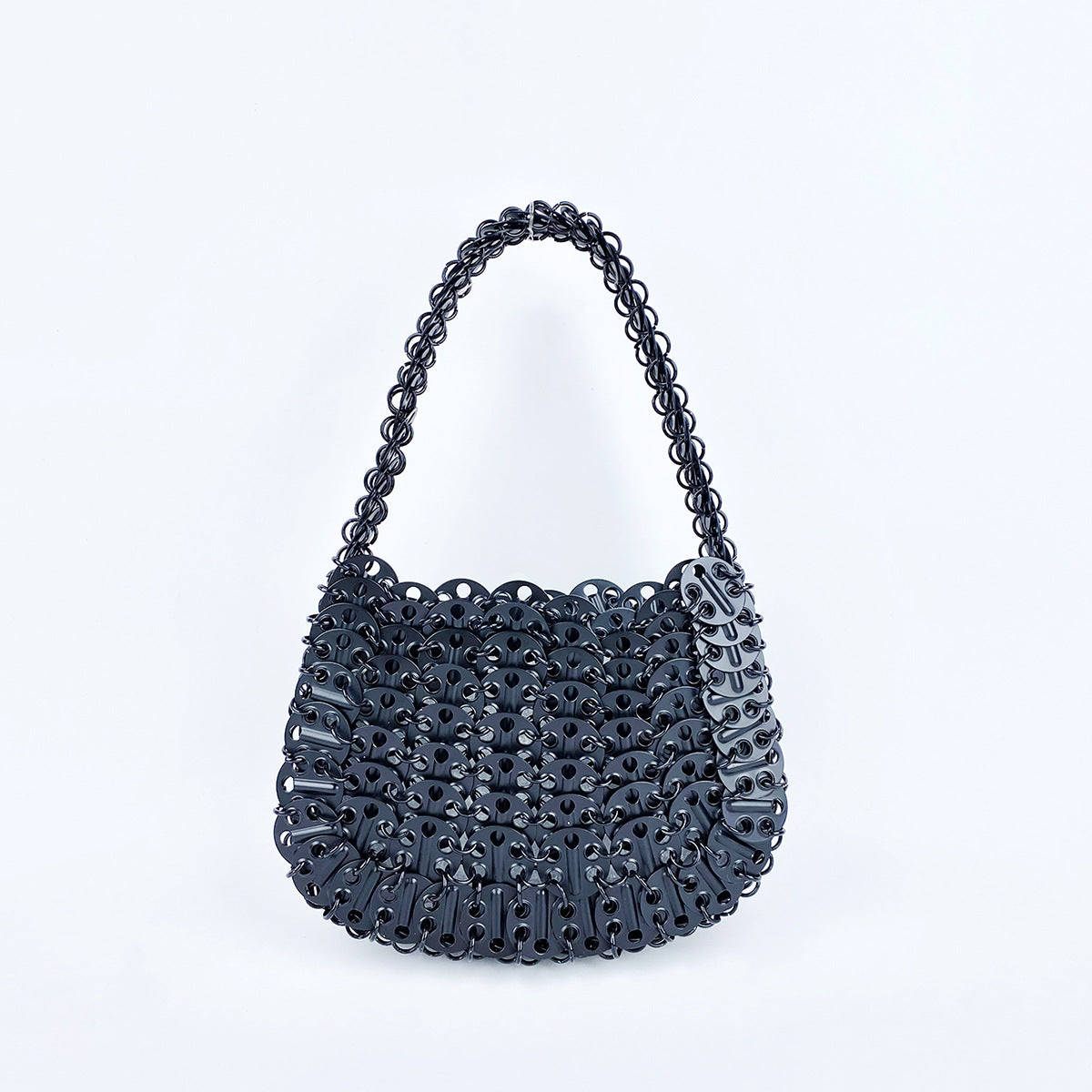 Women's Painted Iron Sequins Solid Color Portable Armpit Bags