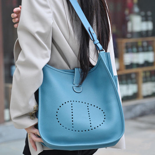 Pretty Classy Layer Cowhide Leather Versatile Bags