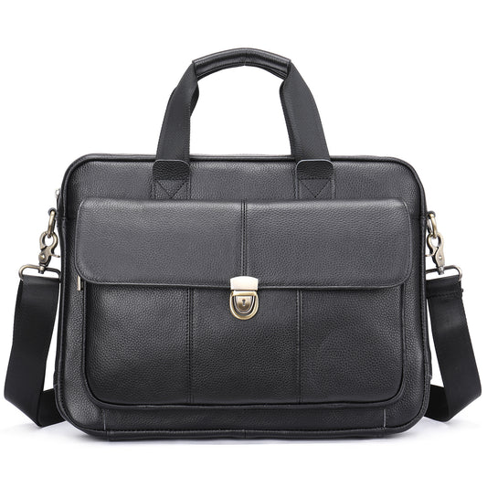 Men's Retro Leather Large Capacity Business Computer Men's Briefcases