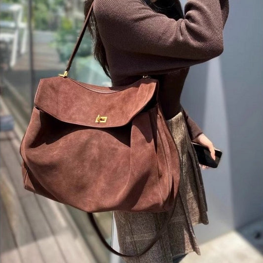 Leather Kelly Cowhide Large Capacity Commuter Bags