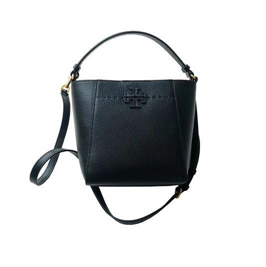 Women's Size Detachable Strap Milled Cowhide Portable Bucket Bags
