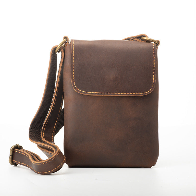 Pouch Simple Genuine Leather High Sense Men's Messenger Bags