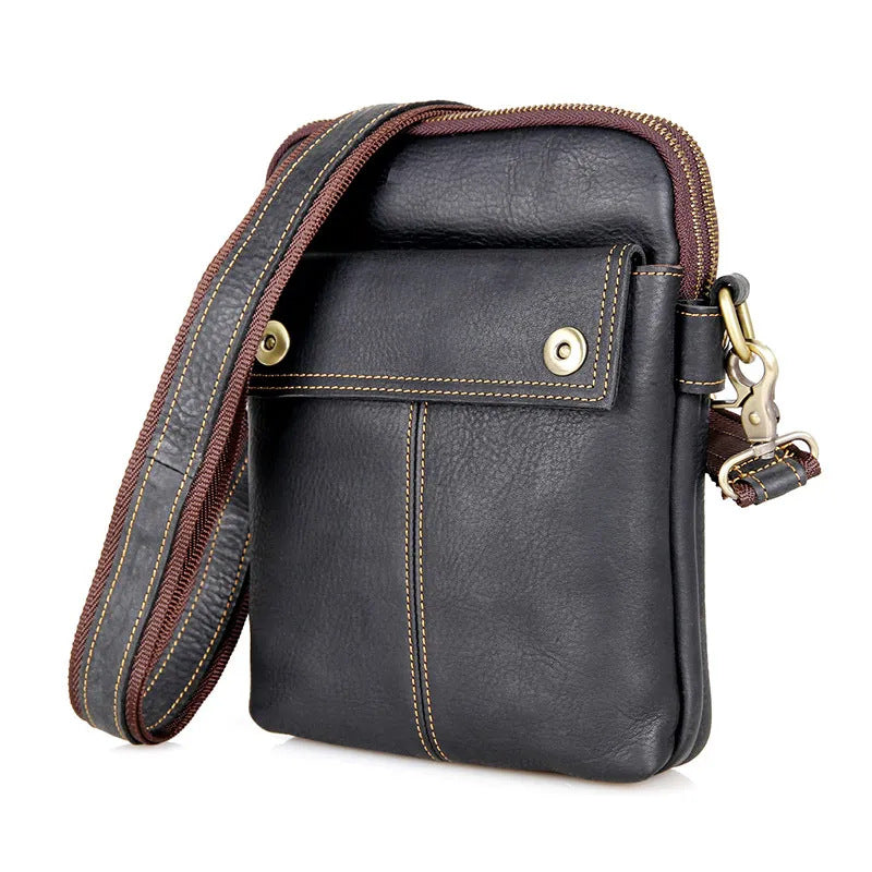 Men's Top Layer Crazy Horse Skin Lightweight Bags