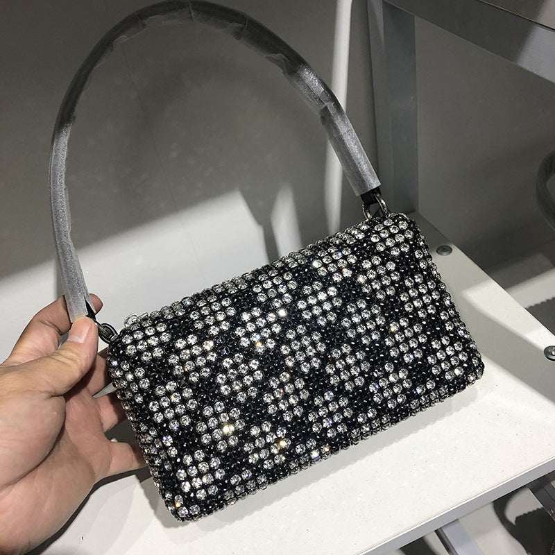 Women's Hand Carrying Full Diamond Rhinestone Portable Bags